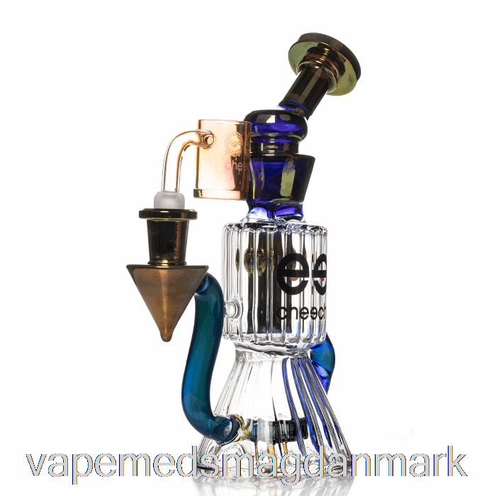 Engangs Vape Danmark Cheech Glas Diamantrør Genbruger Dab Rig Blå